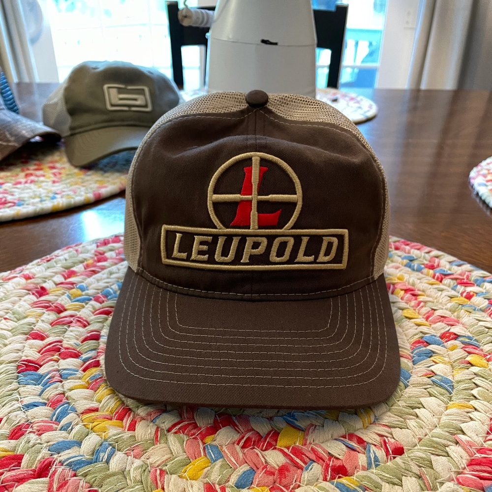 Leupold trucker hat brand new
